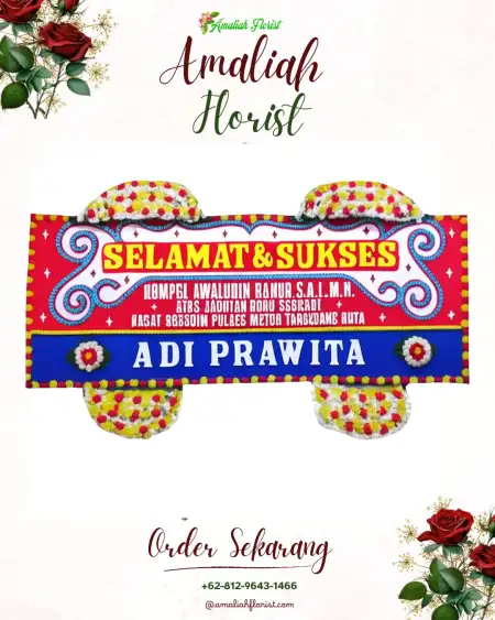 Papan Bunga Ucapan Selamat Cisande